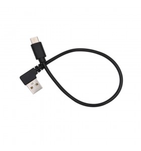 USB angle male to Type-c male charger cable